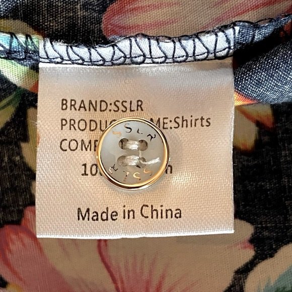 SSLR Men's Collection Aloha Shirt - Picture 3 of 4